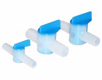 hose stop valve - 10mm, tap PP, key HDPE