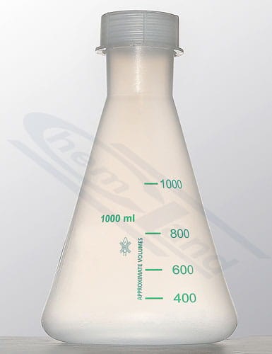 Kolba stożkowa 100ml PP z zakrętką