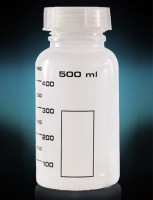 Butelka PP z czarną skalą 0050ml GL 32
