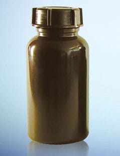 Butelka PE-LD brązowa sh/sh 0050ml zakrętka GL32
