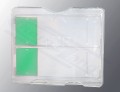 PP przezroczyste etui na 002szt. szkiełek