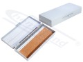 Etui ABS na 050szt szkiełek z plastikowym zamknięciem, SZARE