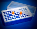 tip-box.test-tube box 0.5 EPPENDORF 72 m NIEBIESKI