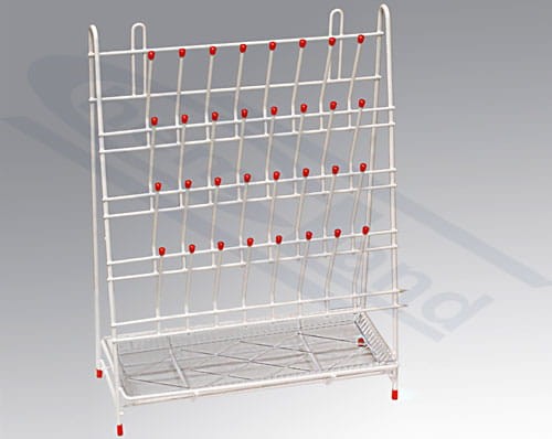 32-station laboratory dryer kpl- steel in PVC