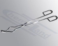 Szczypce tyglowe długość 400 stal nierdzewna