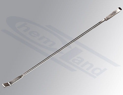 szpatułka dwustronna o długości 200 mm ze stali nierdzewnej