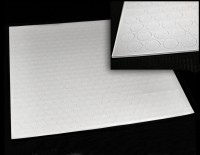 septa EPDM biała średnica 15,50mm grubość 2+/- 0,3mm FDA 60 +/-5, arkusz 50 szt.