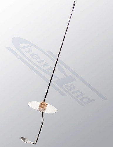 łyżka do spalań stal nierdzewna wykonanie fi20mm z osłoną fi 60mm długość 300mm