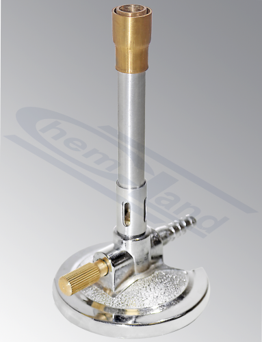 Bunsen burner with needle valve natural gas