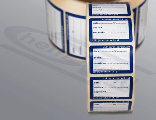 drukowana etykieta laboratoryjna 060*040