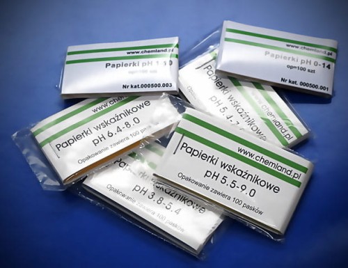pH strips booklet range 1-10