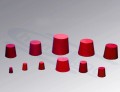 rubber stopper red fi 21 x 15 H 26 Chemland