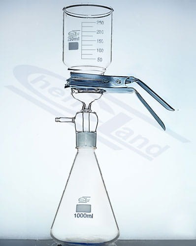 zestaw filtracyjny (kolba 3000ml, zacisk lejka) CHEMLAND