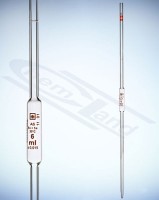 CZESKA single-measurement pipette 030 cl AS cert. series, brown scale
