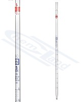 CZECH 001 (0,01) cl AS multi-measurement pipette series certificate, blue scale