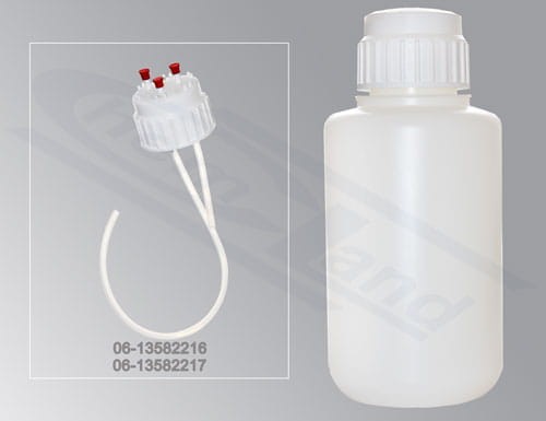 HDPE bottle with PP screw cap for vacuum 4000ml GL 83