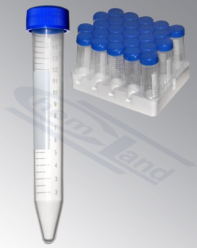 Rurka FALCON 15ml gr - A sterylna RAK 50 szt. tlenek etylenu