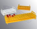 Stojak PC na probówki 1,5/2,0 ml 12x4 żółte miejsca