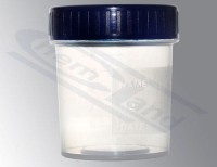 pojemnik na próbkę zakrętka PP certyfikacja HDPE 050ml