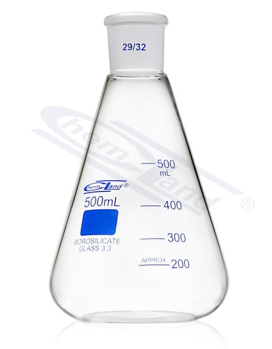conical flask WS .14/23 capacity 00050ml CHEMLAND NEW LINE