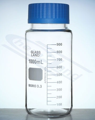 Bottle with cap BORO 3.3 GL80 01000mlCHEMLAND