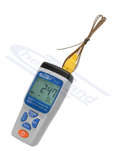 digital thermometer -200 + 1372 oC in portable housing