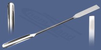 Podwójna szpatułka proszkowa stal 18-8 długa 200mm