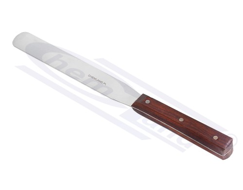 szpatułka ze stali nierdzewnej 415mm z drewnianym uchwytem