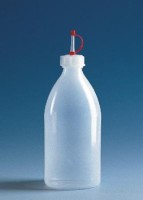 wkraplacz PE-LD 0100ml z zakrętką GL 18 czerwona zakrętka