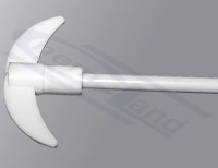 Mieszadełko PTFE (długość 30 cm) ze składanymi łopatkami (5 cm)