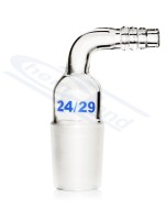 24/29 glass tube socket - bent CHEMLAND