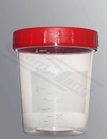 pojemnik na mocz z zakrętką (zamknięty) 125ml aseptyczny