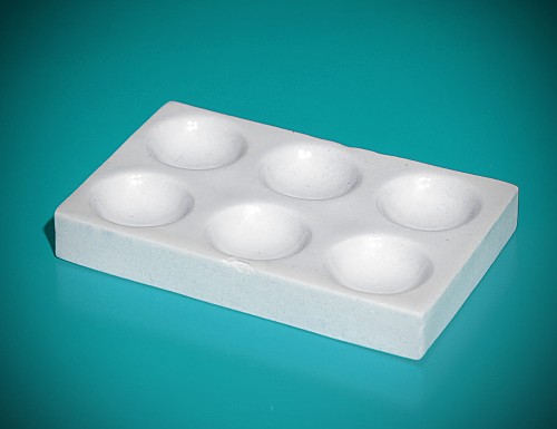 Płyta porcelanowa - 6 zagłębień typu JIPO 112x81mm