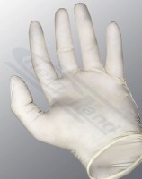 Bezpudrowe rękawice winylowe L., opakowanie 100 szt.