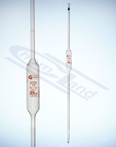 pojedyncza pipeta mikrometryczna cl AS CERTIFICATE INDIVIDUAL 6ml GLASSCO DIN ISO 648