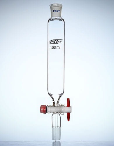 Cylinder z wkraplaczem z kranem WS29 0250ml