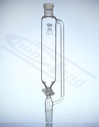 Cylinder z wkraplaczem z bezpiecznym szkłem250ml WS14/23