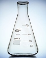 Narrow-necked conical flask 00500 ml CHEMLAND