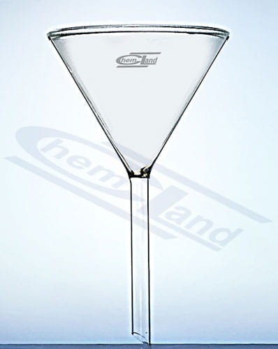 Szklany lejek laboratoryjny 0075 CHEMLAND