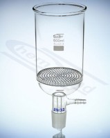 Lejek szklany Buchnera 060ml WS 14/23 z rurką