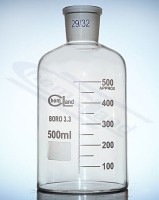 bottle with BORO 3.3 00500 WS 45/40 SiO2>80.5%