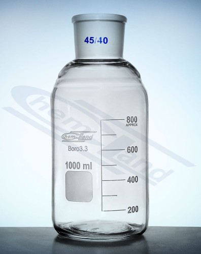 Butelka z BORO 3.3 01000 WS 45/40 SiO2&gt:80,5%