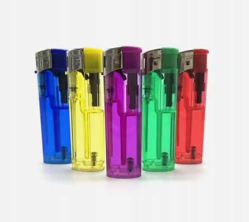 Piezoelectric lighter, CLEAR 50pcs