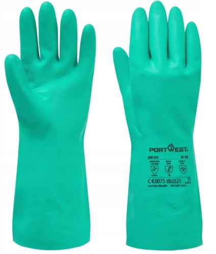Nitrile protective gloves, CHEMOODOPORNE size 9, 1 pair
