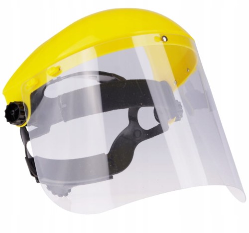 Protective mask with visor PVC visor 1 pc