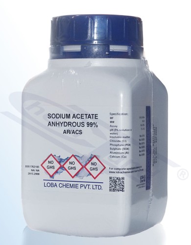 Bezwodny octan sodu 99% Loba AR/ACS op.500g