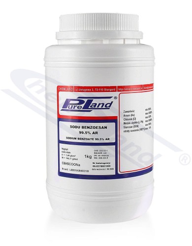 Benzoesan sodu 99,5% PureLand AR Op.500g