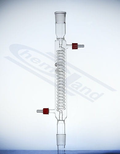 Spiralny skraplacz chłodnicy z przyłączami PP 250 WS 2x 24/29