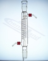 spiral condenser cooler with connections PP 0200 WS 2x 29/32