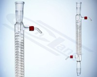 spiral condenser cooler with connections PP 0500 WS 2x 29/32